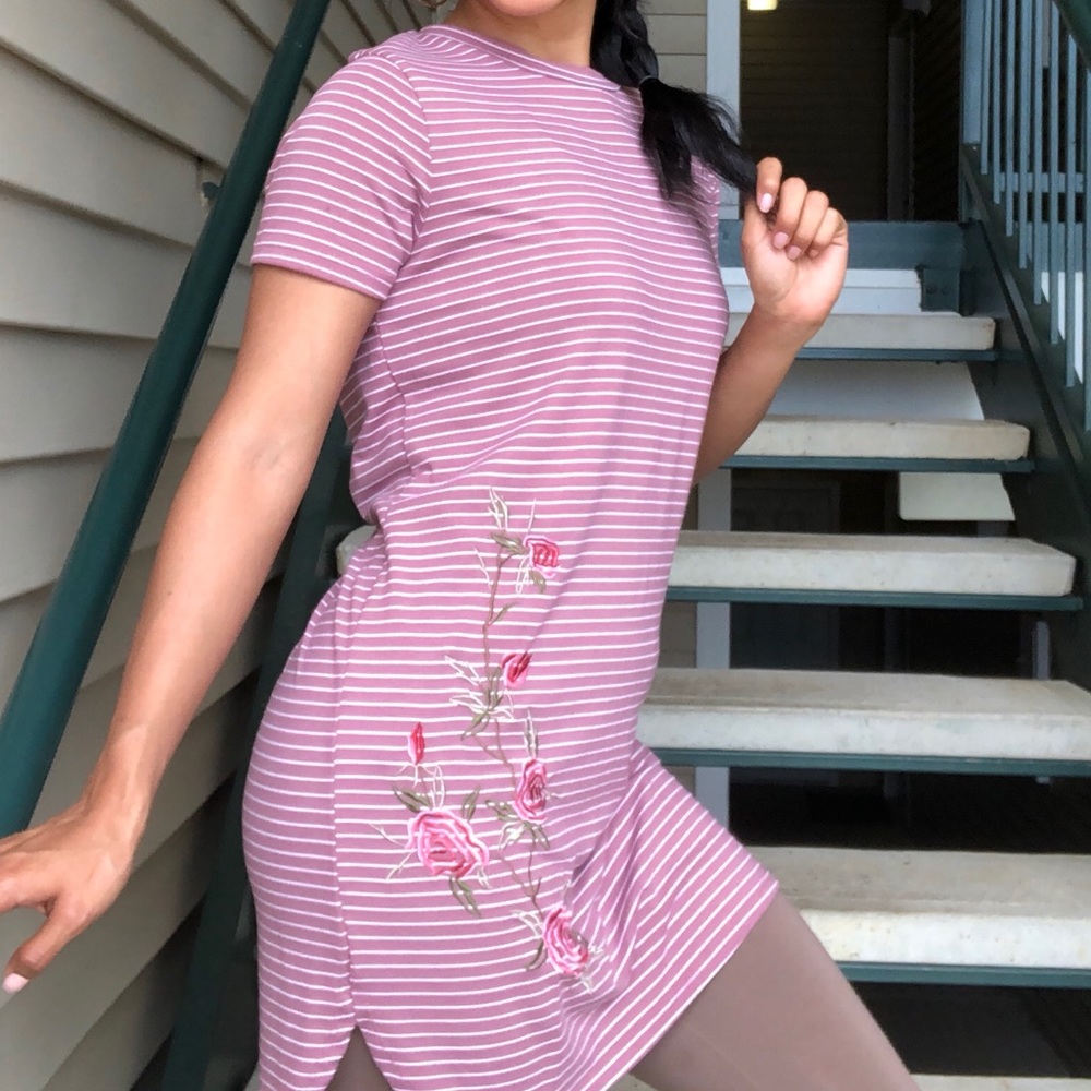 Stripe TShirt Dress.